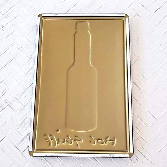 Metal Tabasco Sign Black Red Green Bar Restraunt Kitchen 12" Tall x 8" Wide - Picture 4 of 6